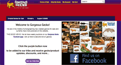 Desktop Screenshot of gorgeousgecko.com